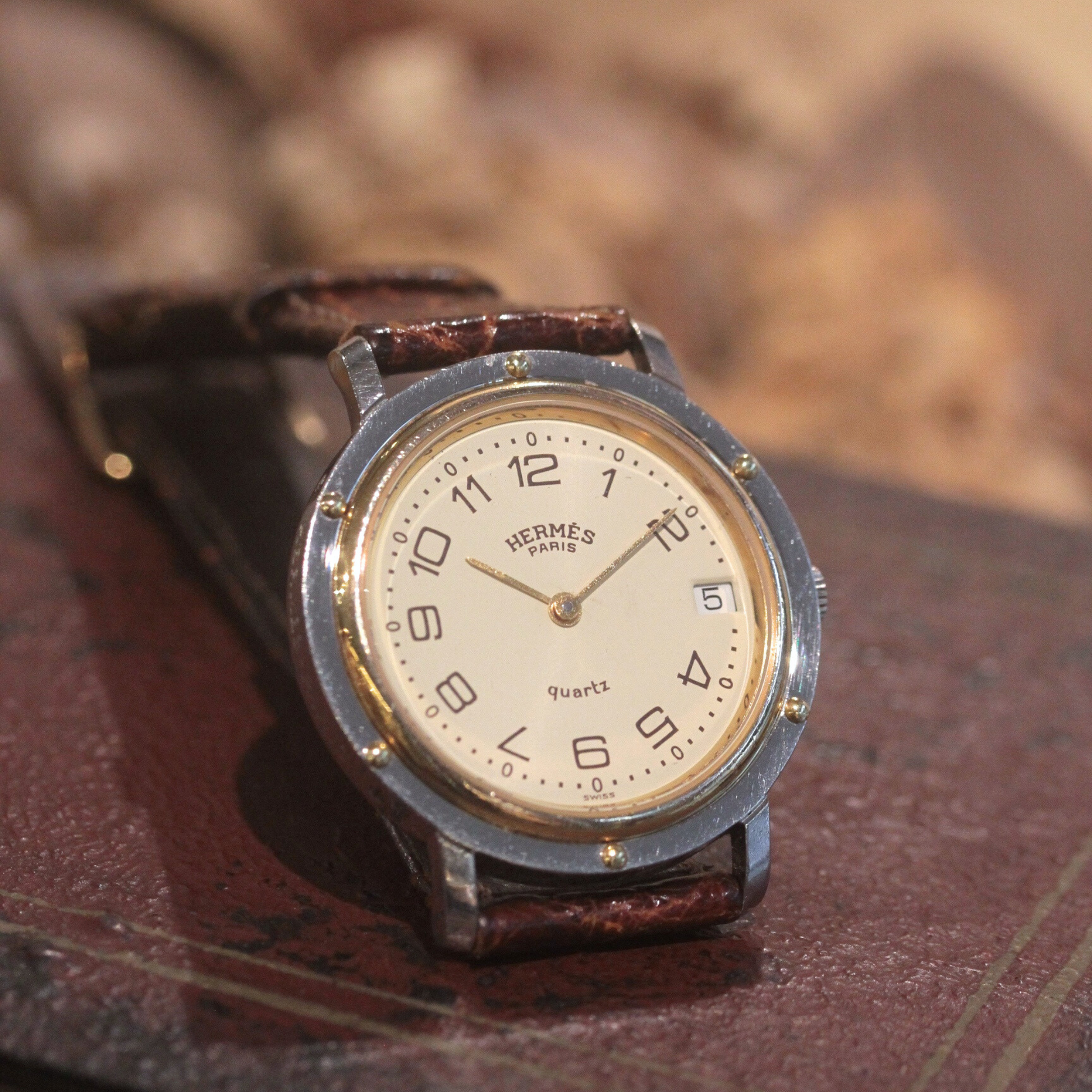 HERMES / エルメス / CLIPPER クリッパー / ヴィンテージ腕時計 / hermes-549-10