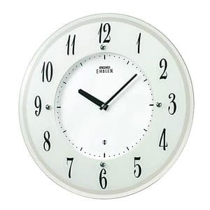 SEIKO セイコー エンブレム　薄型インテリアソーラークロック[HS533W]