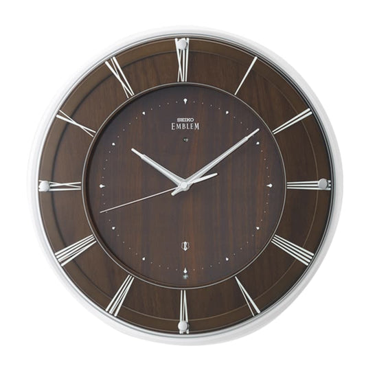 SEIKO セイコー スタンダード 電波掛け時計 木枠 HS558A　36cm