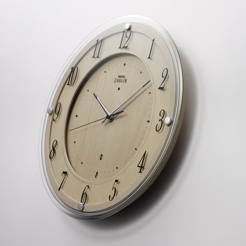 SEIKO セイコー スタンダード 電波掛け時計 木枠 HS558B　36cm