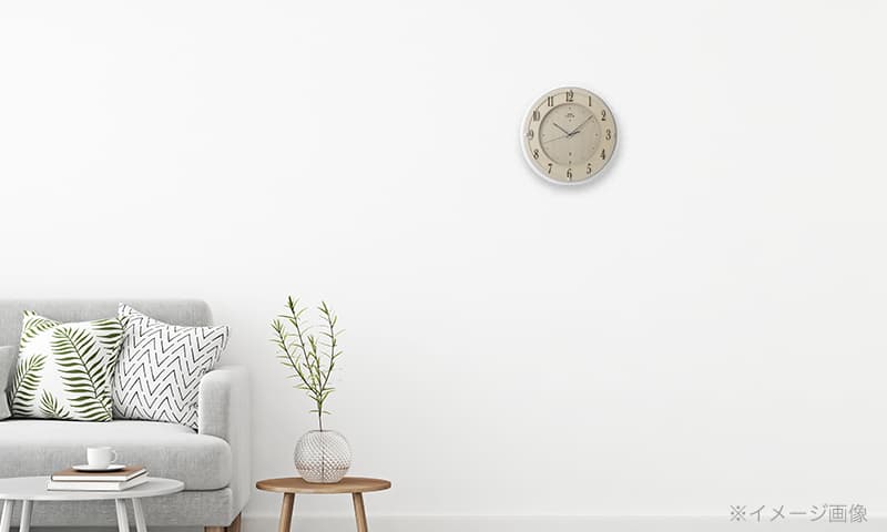 SEIKO セイコー スタンダード 電波掛け時計 木枠 HS558B　36cm