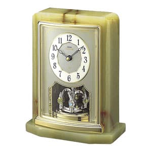 SEIKO EMBLEM セイコーエムブレム 天然石の風合いが魅力な置き時計[HW465G]