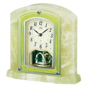 SEIKO EMBLEM セイコーエムブレム 天然石の風合いが魅力な電波置き時計[HW579M] 