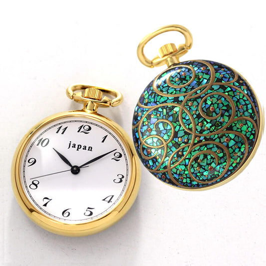 japan(ジャパン)　蒔絵懐中時計　田中貴司　涼　ja-005