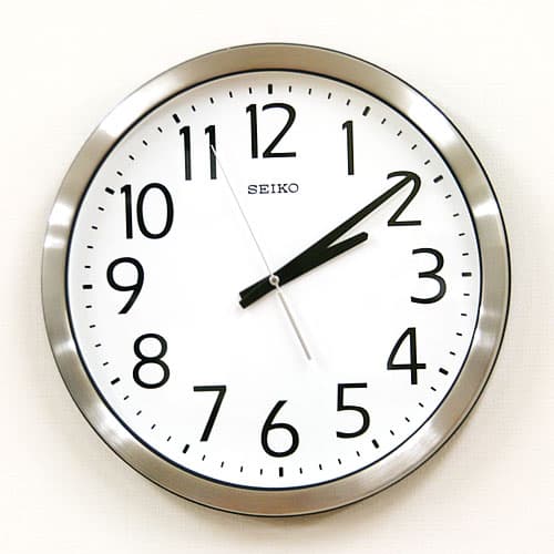 SEIKO セイコー 防湿・防塵クロック【グリーン購入法適応商品】【KH406S】掛け時計　38cm