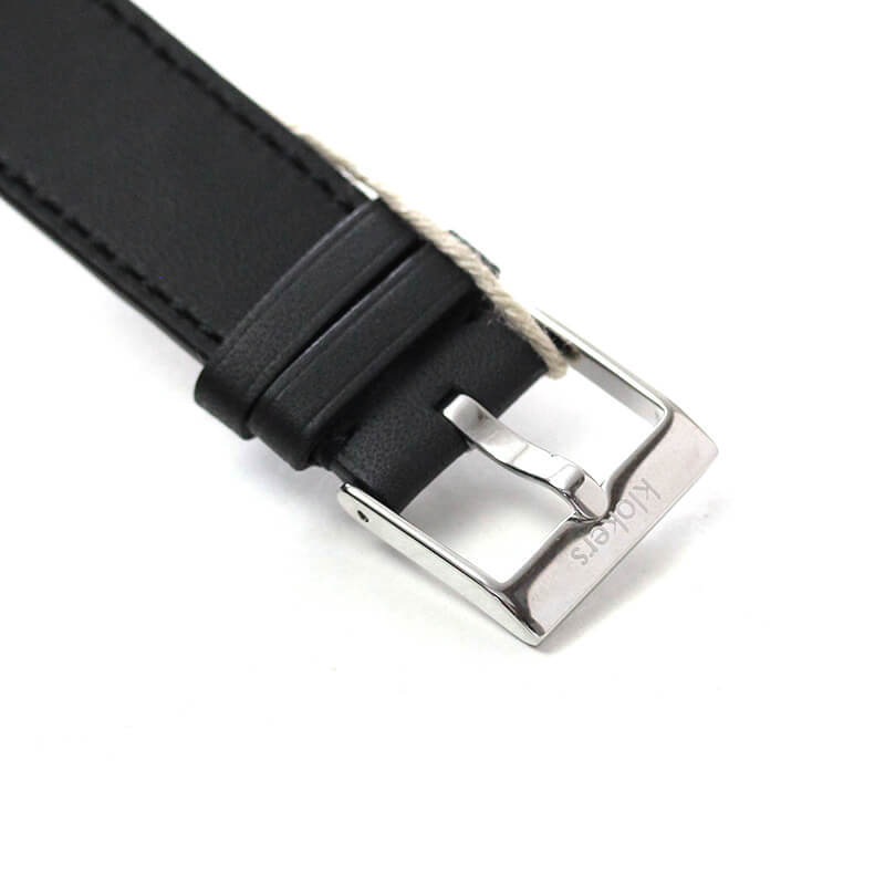 klokers(クロッカーズ)時計 専用 レザーベルト マットブラック KLINK-04-SC2 単品