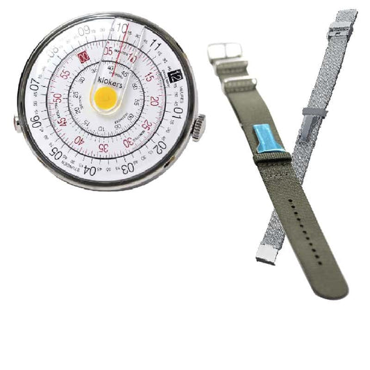 klokers(クロッカーズ)　時計本体と専用ベルト2種類(ヴェール・アマンドとメッシュベルト)の3点セット　KLOK01D1-03-MC2-05　腕時計