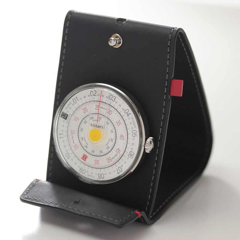 klokers(クロッカーズ)　時計KLOK01D1と専用革ケースKPART-01-C2のセット　KLOK01D1-KPART-01-C2