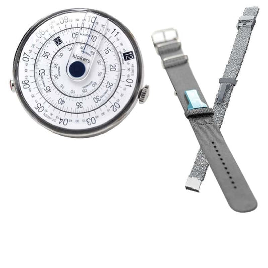klokers(クロッカーズ)　時計本体と専用ベルト2種類(グレーとメッシュベルト)の3点セット　KLOK01D4-03-MC1-05　腕時計