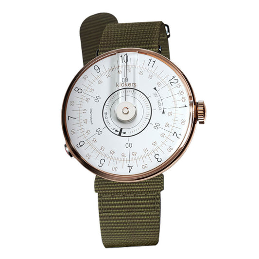 klokers(クロッカーズ)　時計KLOK08D1と専用 Textile strap KLINK-03 ヴェール・アマンドのセット　klok08d1-klink-03-mc2 腕時計
