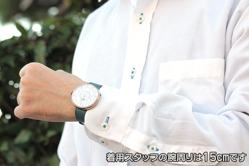 klokers(クロッカーズ)　時計KLOK08D1と専用 レザーベルト ヴィンテージブルー KLINK-04-SC10のセット　klok08d1-klink-04-sc10　腕時計