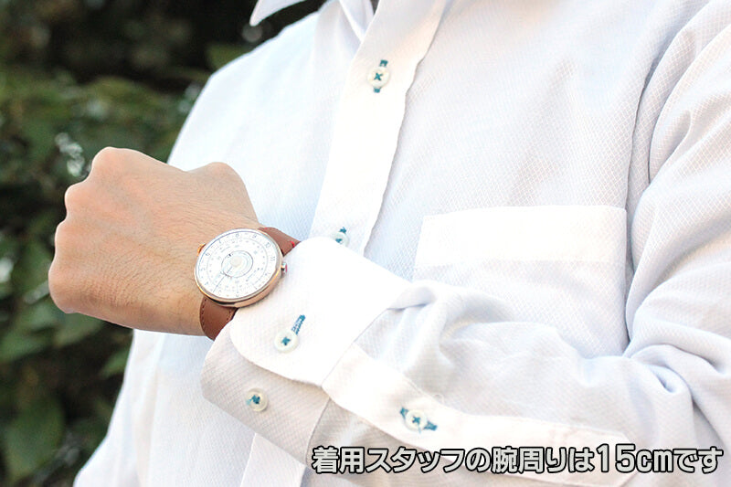 klokers(クロッカーズ)　時計KLOK08D1と専用 レザーベルト キャラメル KLINK-04-SC12のセット　klok08d1-klink-04-sc12　腕時計