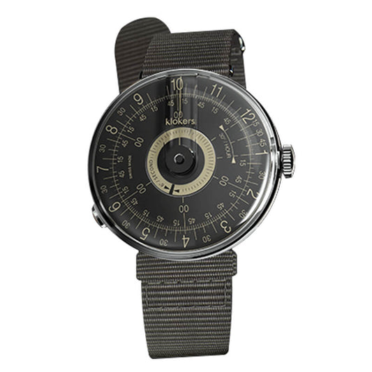 klokers(クロッカーズ)　時計KLOK08D3と専用 Textile strap KLINK-03 グレーのセット　klok08d3-klink-03-mc1 腕時計