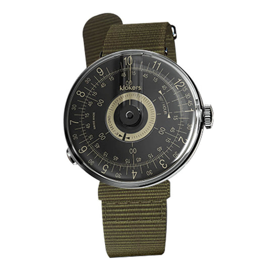 klokers(クロッカーズ)　時計KLOK08D3と専用 Textile strap KLINK-03 ヴェール・アマンドのセット　klok08d3-klink-03-mc2 腕時計