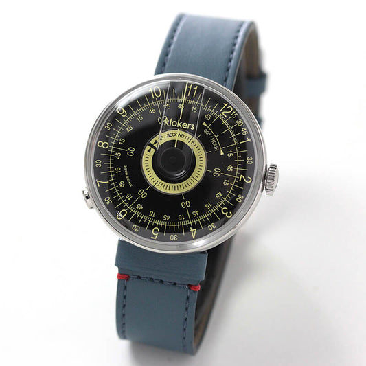 klokers(クロッカーズ)　時計KLOK08D3と専用 レザーベルト ヴィンテージブルー KLINK-04-SC10のセット　klok08d3-klink-04-sc10　腕時計
