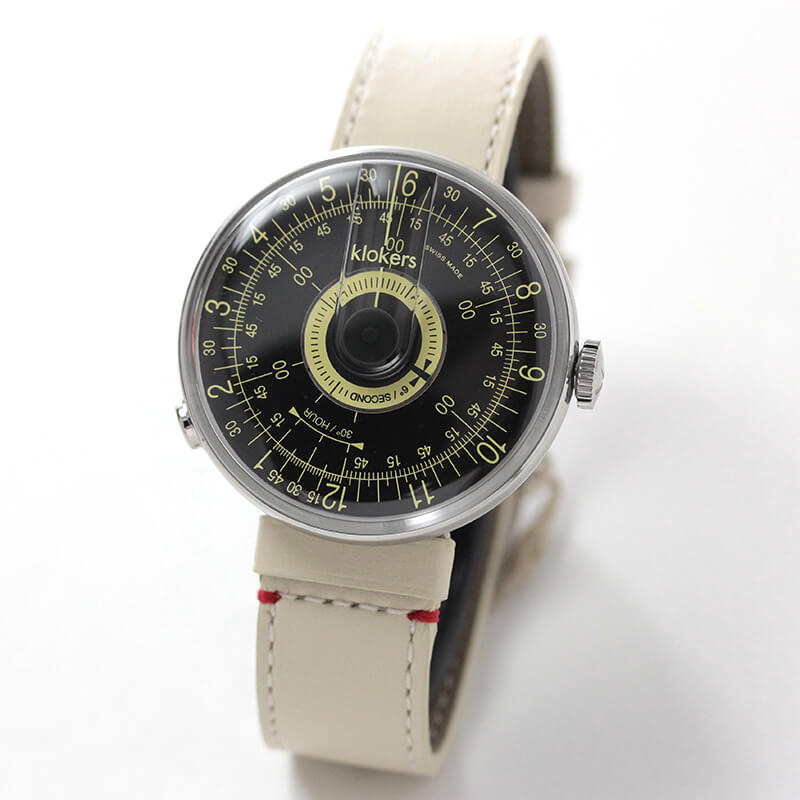 klokers(クロッカーズ)　時計KLOK08D3と専用 レザーベルト アイボリー KLINK-04-SC13のセット　klok08d3-klink-04-sc13　腕時計