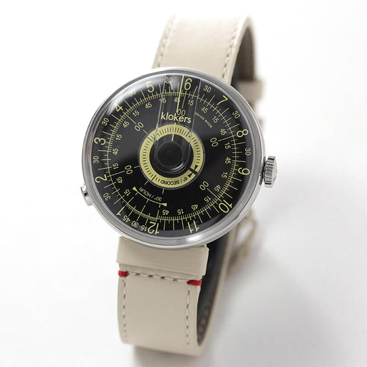 klokers(クロッカーズ)　時計KLOK08D3と専用 レザーベルト アイボリー KLINK-04-SC13のセット　klok08d3-klink-04-sc13　腕時計