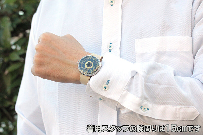 klokers(クロッカーズ)　時計KLOK08D3と専用 レザーベルト アイボリー KLINK-04-SC13のセット　klok08d3-klink-04-sc13　腕時計
