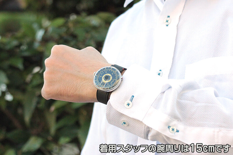 klokers(クロッカーズ)　時計KLOK08D3と専用 レザーベルト マットブラック KLINK-04-SC2のセット　klok08d3-klink-04-sc2 腕時計