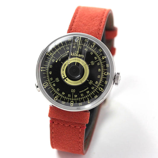 klokers(クロッカーズ)　時計KLOK08D3と専用 レザーベルト オレンジ KLINK-04-SC5のセット　klok08d3-klink-04-sc5 腕時計