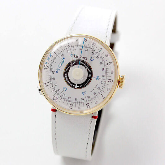 klokers(クロッカーズ)　時計klok08d5と専用ベルト ホワイトカラー klink-01-mc9のセット　klok08d5-klink-01-mc9　腕時計