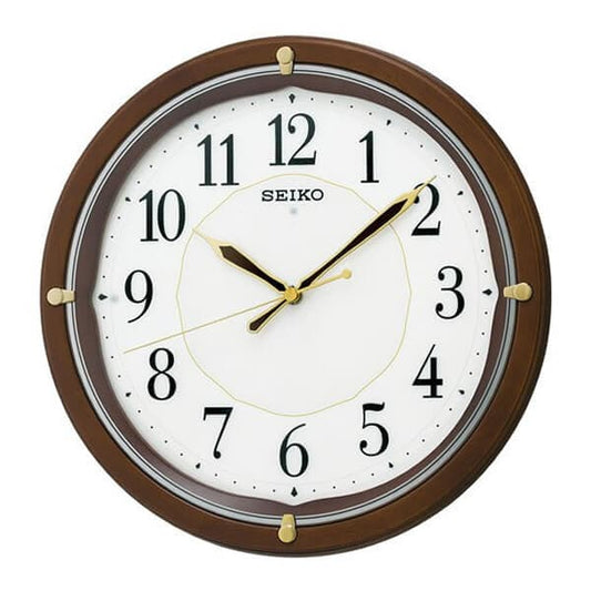 SEIKO セイコー 木製 夜光 電波 掛け時計 KX202B