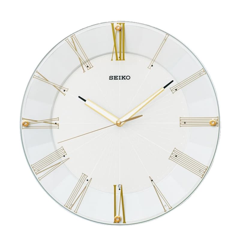 SEIKO（セイコー）スタンダード 電波掛け時計　KX214H　ゴールド