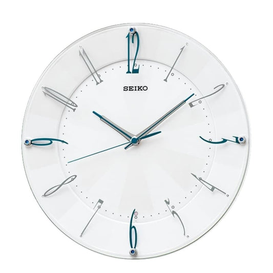 SEIKO（セイコー）スタンダード 電波掛け時計　KX214W　シルバー