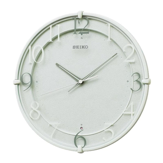 SEIKO（セイコー）スタンダード 電波掛け時計　KX215N　薄緑