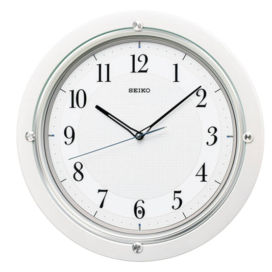SEIKO（セイコー）スタンダード 電波掛け時計　KX217W　白パール