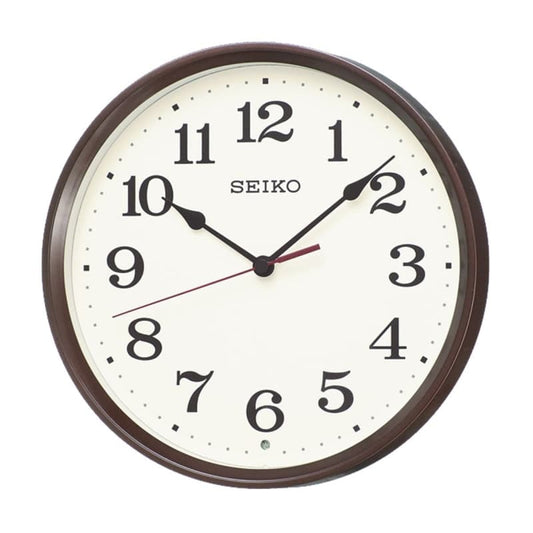 SEIKO（セイコー）スタンダード 電波掛け時計　KX223B　茶メタリック