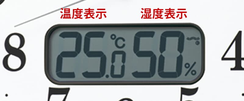 SEIKO セイコー スタンダード(液晶表示付)  電波掛け時計　KX244B