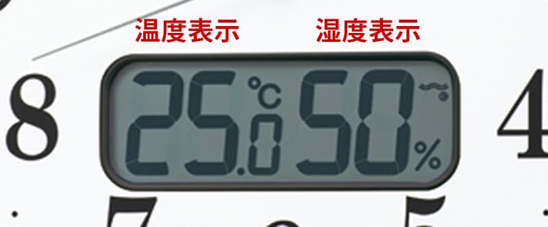 SEIKO セイコー スタンダード(液晶表示付)  電波掛け時計　KX244S