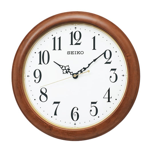 SEIKO セイコー 電波掛け時計 スタンダード 木枠【KX246B】