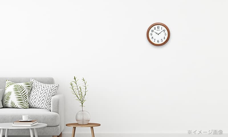 SEIKO セイコー 電波掛け時計 スタンダード 木枠【KX246B】