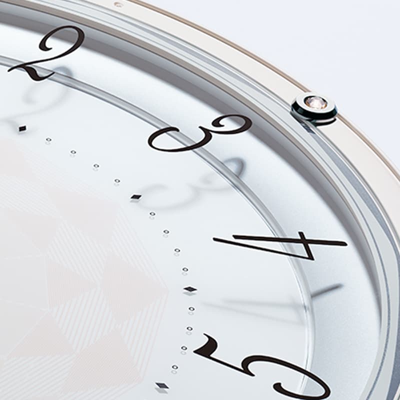 SEIKO（セイコー）スタンダード 電波掛け時計　KX257P　ピンク