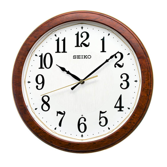 SEIKO セイコー 電波掛け時計 夜でも見えるライト付き【KX260B】