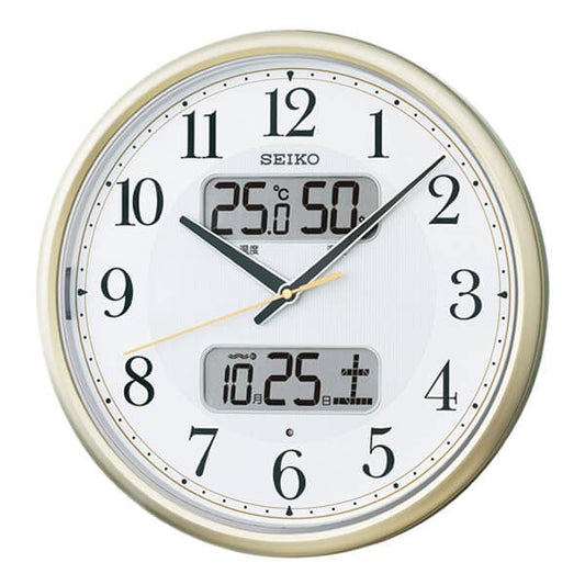 SEIKO セイコー 夜光 電波 掛け時計 KX384S　35cm
