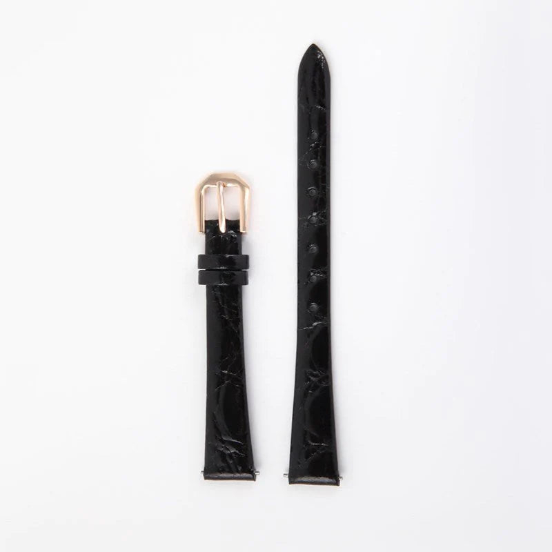 LCREA(ルクレア)腕時計用ベルト単品 LC13 本ワニ革/ブラック