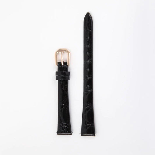 LCREA(ルクレア)腕時計用ベルト単品 LC13 本ワニ革/ブラック