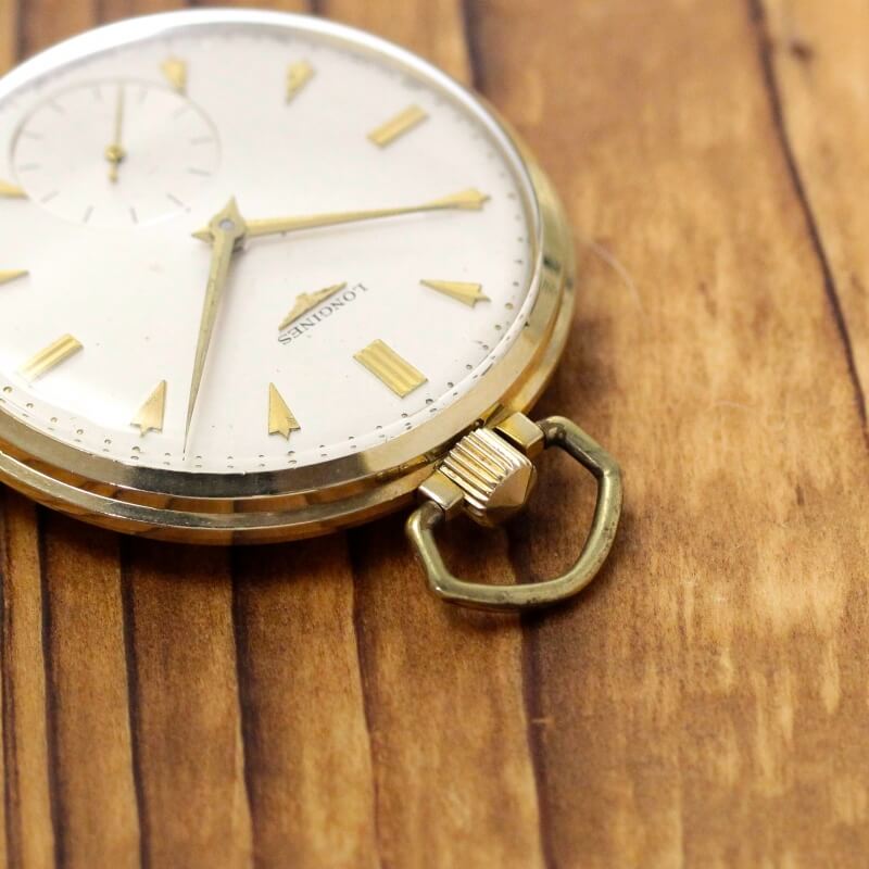 絶版モデルのロンジン　オープンフェイス懐中時計/longines-103