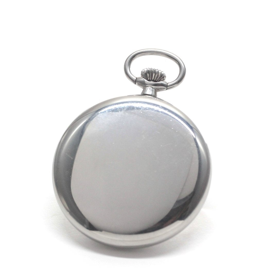 ロンジン / Longines / 懐中時計/蓋なし　サンレイ文字盤　アラビア /シルバーカラー / ヴィンテージ / longines-156