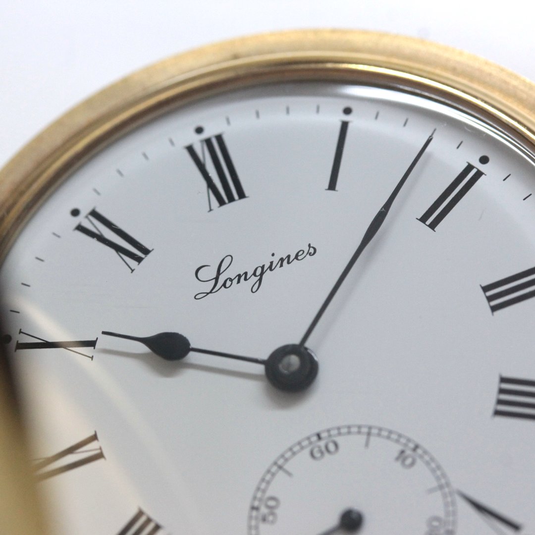 絶版モデルのロンジン ハンターケース懐中時計/L7.012.2.21.2/longines