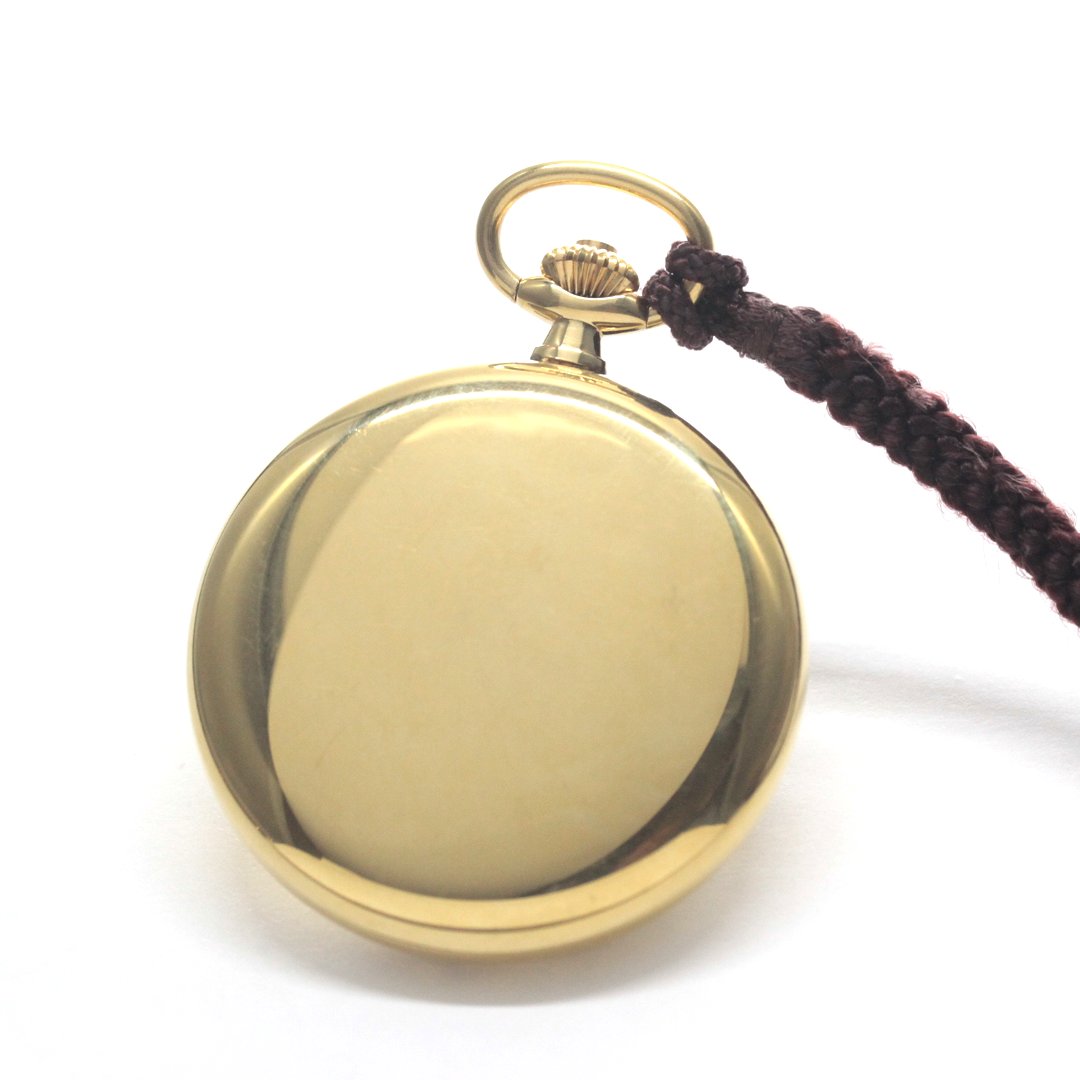 ロンジン / Longines / ヴィンテージ / 懐中時計/ゴールドカラー / ハンターケース　ローマン数字/longines-157　裏面