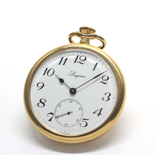 絶版モデルのロンジン / オープンフェイス懐中時計 / L7.014.2.13.1 / longines-161