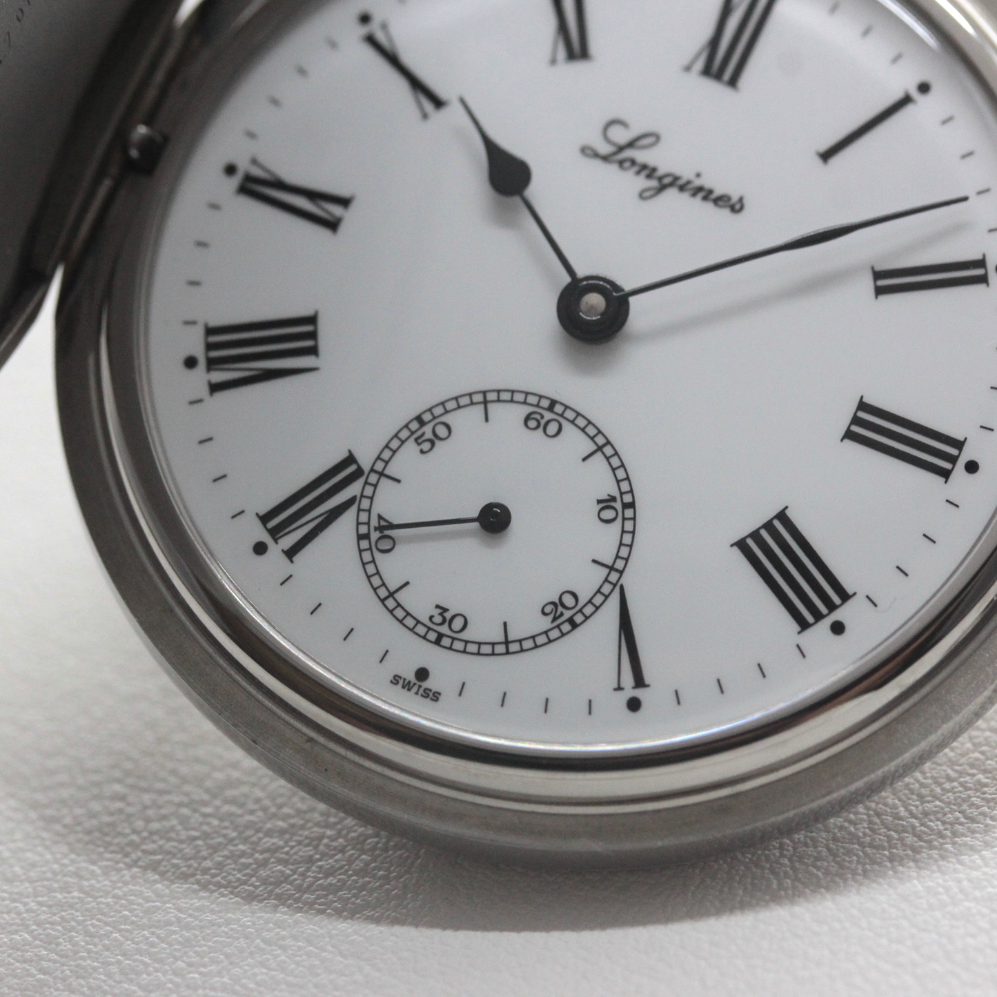 6時方向にスモールセコンド ヴィンテージ懐中時計 /longines-163