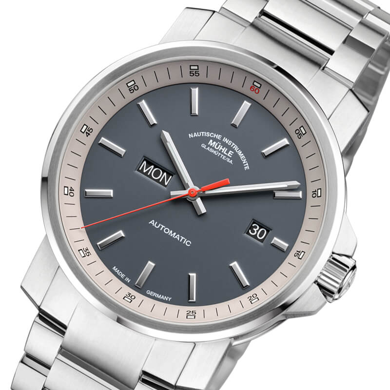 Muhle Glashutte(ミューレ・グラスヒュッテ) 29er Tag/Datum 自動巻き 42mm 腕時計 M1-25-34-MB