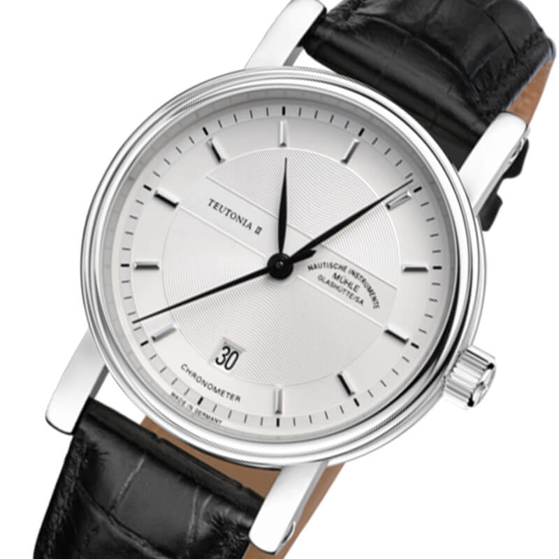 Muhle Glashutte(ミューレ・グラスヒュッテ) Teutonia II Chronometer  自動巻き 39mm 腕時計 M1-30-45-LB