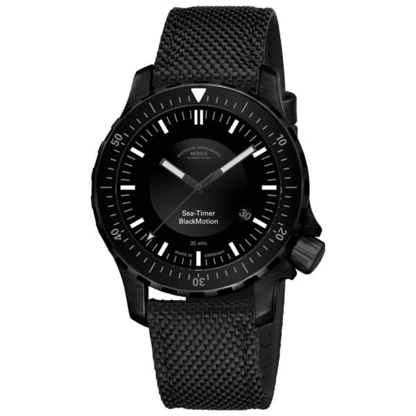 Muhle Glashutte(ミューレ・グラスヒュッテ) Sea-Timer BlackMotion 自動巻き 44mm ダイバーズ 腕時計 M1-41-83-NB