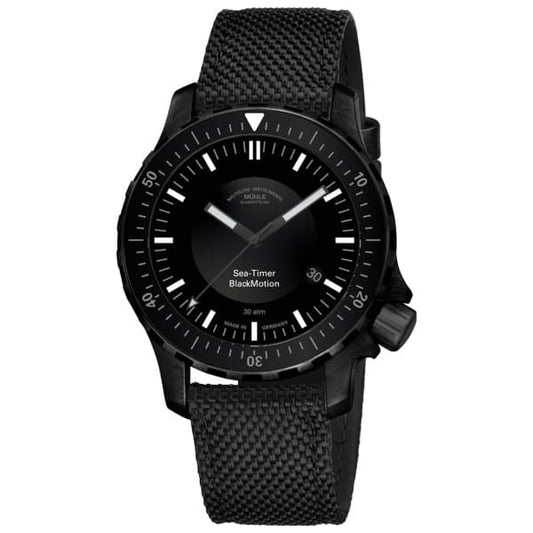 Muhle Glashutte(ミューレ・グラスヒュッテ) Sea-Timer BlackMotion 自動巻き 44mm ダイバーズ 腕時計 M1-41-83-NB